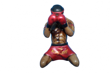 Muay Thai Figur rot 13cm